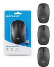 4 Mouses Sem Fio Ms200 Usb 1200dpi Multilaser Preto