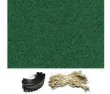 4 Mt Tecido 100% Lã Verde + Caçapa E Guarnição Mesa Sinuca