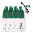 4 Óleo para Unhas AR Tratamento 6x1 Abelha Rainha 12 ml + Cortador de Unha