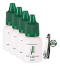 4 Óleo para Unhas AR Tratamento 6x1 Abelha Rainha 12 ml + Cortador de Unha