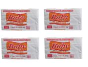 4 Pacote Papel Toalha Interfolha 2 Dobras 100% Celulose Baby
