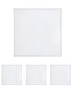 4 Painel Led Quadrado Slim 62x62 48w Bivolt Luz 4000k