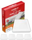 4 Painel Ourolux Sobrepor 12w Bivolt Cor da luz 6400k Branco Frio Quadrado 4 Painel Ourolux Sobrepor 12w Bivolt Cor da luz 6400k Branco Frio Quadrado
