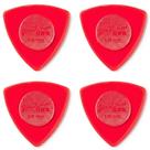 4 Palheta Guitarra TRI STUBBY 1,5 mm DUNLOPR 473R vermelha