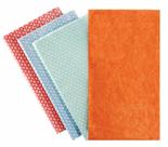 4 Panos De Limpeza Multiuso Reutilizavel 65% Algodao Flanela
