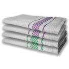 4 Panos De Prato Atoalhado Felpudo Premium Verde+roxo 4 Panos De Prato Atoalhado Felpudo Premium Verde+roxo