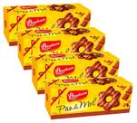 4 Pão De Mel Com Cobertura Chocolate Ao Leite Bauducco 240g