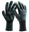 4 Par Luva Tiger Flex Trabalho Mecanico Tato + Agarre Wurth
