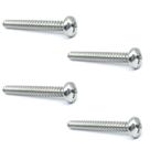 4 Parafuso INOX Neck Plate braço Corpo Guitarra 4,2x32mm 4 Parafuso INOX Neck Plate braço Corpo Guitarra 4,2x32mm