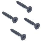 4 Parafuso moldura captador guitarra 2,1X16mm Preto