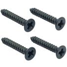 4 Parafuso PRETO Neck plate guitarra junçao 2,2X13 MXP