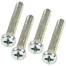4 Parafusos 5140033-24 P/ Serra de Bancada Dewalt Dw745 Original