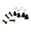 4 Parafusos Bolha Nmax PCX 160 CITYCOM CB Aço Com Buchas COR:VERDE
