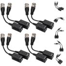 4 Pares Balun passivo vídeo VB 501 P Intelbras Resolução 4K para câmeras CFTV cabo UTP RJ45