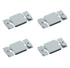 4 Pares Conector Cabeceira Sofá Painel Tvs Uniao Encaixe
