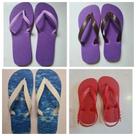 4 Pares De Chinelos Tradicional Infantil Flat Up