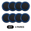 4 Pares de Grips p/ controle Anti Derrapante Silicone Botão Analógico do Joystick Playstation PS3 PS4 PS5 Xbox One Series Nintendo Compatível