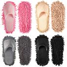 4 pares de microfibra lavável Mop Slippers Jecery para mulheres e homens