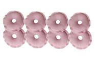4 pares rosquinhas protetoras de amamentação - tecido algodão e absorvente