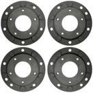 4 Pçs Adaptador Roda Fusca 5 F 5x205mm P/ 5x114,3mm Opala SPF