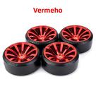 4 PCS Padrão Duro Pneus Drift Rodas 12mm Hex para HPI HSP 1:10 RC On Road Racing Car