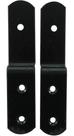 4 Pcs Suporte Para Tranca Porta Preto Zamar 24043 4 Pcs Suporte Para Tranca Porta Preto Zamar 24043