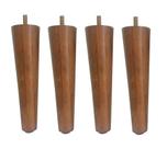 4 Pe Palito 15cm Marrom Claro Parafuso Central 5/16