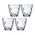 4 Peças Copos Vidro Transparente Redondo Bangkok 250ML Água