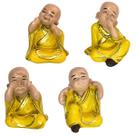 4 peças Pequenos Monges Buda Baby Ornamentos