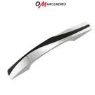 4 peças puxador plastico encaixe dual 130mm