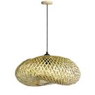 4 Pendente Bamboo De Fibra Natural Artesanal Palha Nat30 4 Pendente Bamboo De Fibra Natural Artesanal Palha Nat30