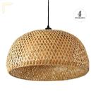 4 Pendente De Fibra Natural Artesanal Bambu Boho E27 Nat23 4 Pendente De Fibra Natural Artesanal Bambu Boho E27 Nat23