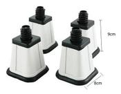 4 Pés Para Máquina De Lavar Branco Quality Resistente 4 Pés Para Máquina De Lavar Branco Quality Resistente