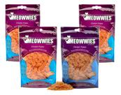 4 Petiscos Natural Para Gatos - Meowwies Chicken Flakes