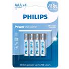 4 Pilhas Alcalinas Aaa Philips F108