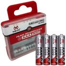 4 Pilhas Mox AAA Recarregáveis 1000mAh NiMH 1.2v Pilhas Palito 500 ciclos de carga