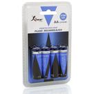 4 Pilhas Recarregáveis AA 2700 mAh 1,2V NiMH Pequena Knup KP-4800AA Lacrado Novo Original