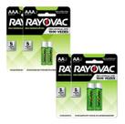 4 Pilhas Recarregaveis Aa + 4 Aaa Rayovac