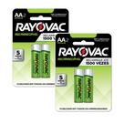 4 Pilhas Recarregável Rayovac Aa (pequena) 1350 Mah