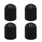 4 Pinos Válvula Pneu Preto