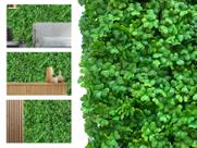 4 Placas Artificiais Realistas Placa 3D Decoração Parede Painel Premium Verde para Jardim Vertical 4 Placas Artificiais Realistas Placa 3D Decoração Parede Painel Premium Verde para Jardim Vertical