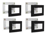 4 Placas com Suporte para Móveis 65x45 Ebony Clean Margirius 15748 4 Placas com Suporte para Móveis 65x45 Ebony Clean Margirius 15748