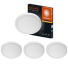 4 Plafons Led Sobrepor Redondo 24w 3000k Quente Ledvance 4 Plafons Led Sobrepor Redondo 24w 3000k Quente Ledvance