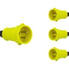 4 Plug Industrial 32A Steck Linha Brasikon 2P+T 100/130V 4 Plug Industrial 32A Steck Linha Brasikon 2P+T 100/130V