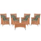 4 Poltronas e 1 Mesa Igapó em Alumínio Pintura Fendi Corda Náutica Estofado 5 4 Poltronas e 1 Mesa Igapó em Alumínio Pintura Fendi Corda Náutica Estofado 5