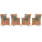 4 Poltronas Igapó Alumínio Micro Pintura Fendi Corda Náutica Estofado 5