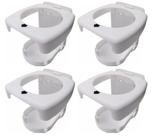 4 Porta Copos Latas Drobrável Barco Ônibus Carros Branco