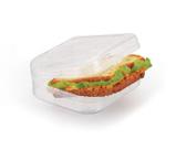 4 Porta Lanches Sanduíches Transparente - Livre BPA