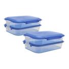 4 Pote Light Resistente Livre De Bisfe Prendedor Lateral