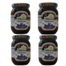 4 Potes Geleia Extra De Ameixa Preta 310g Fazenda Sonnenhof